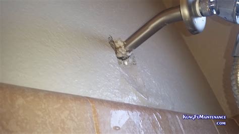 shower arm leaking in wall|Shower Leaking Behind The Wall (Why & How To Fix。